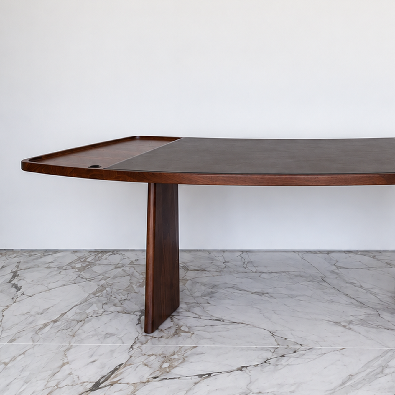 Curve Study Desk